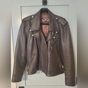 Vintage Jeff Hamilton Leather Motocycle Jacket